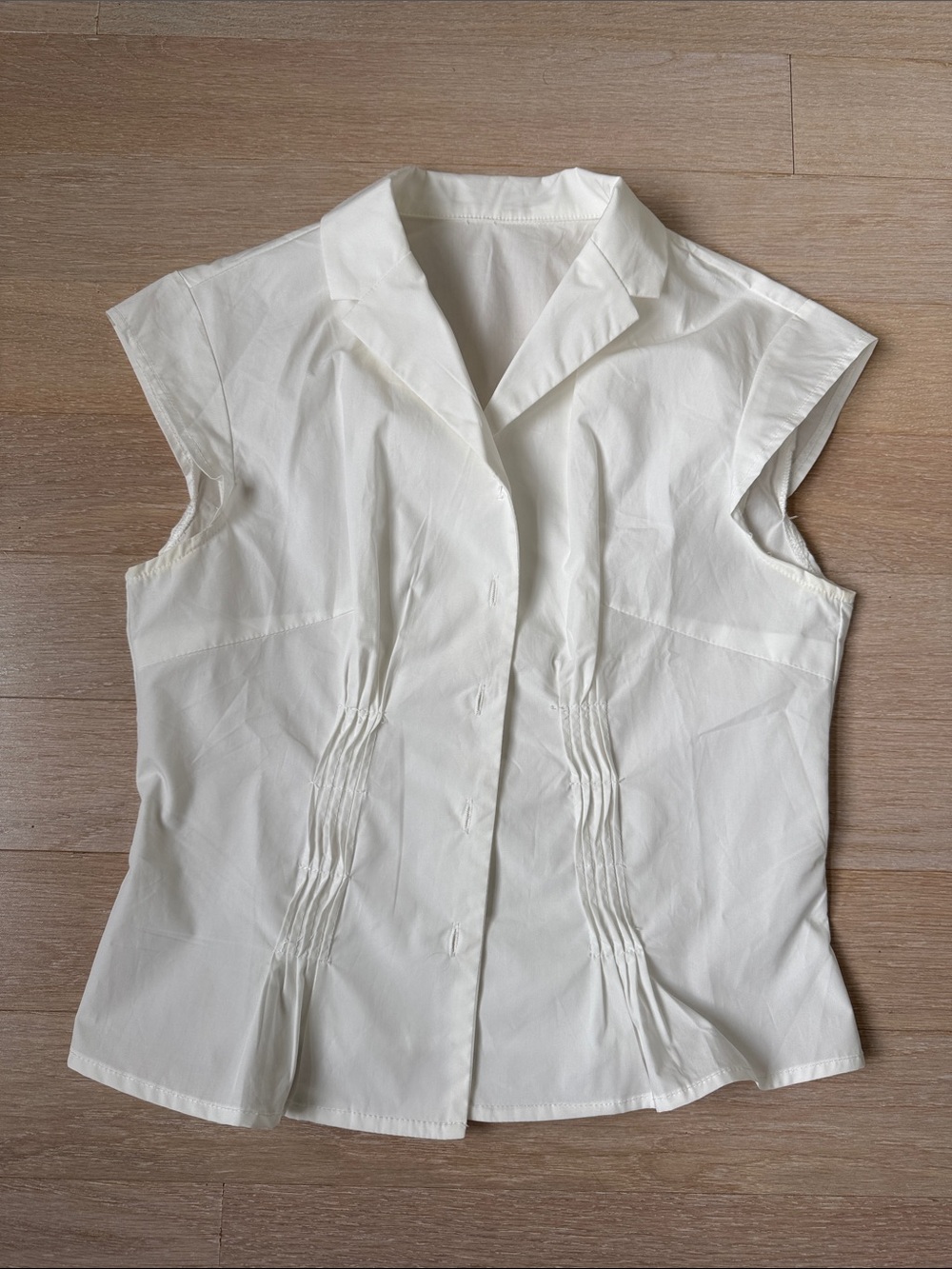 SHEIN White Button Up Blouse XS